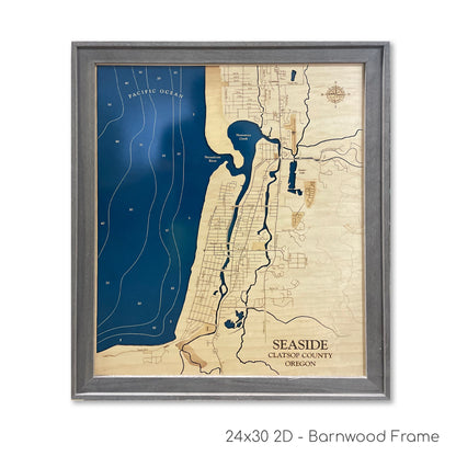 Seaside Oregon Map