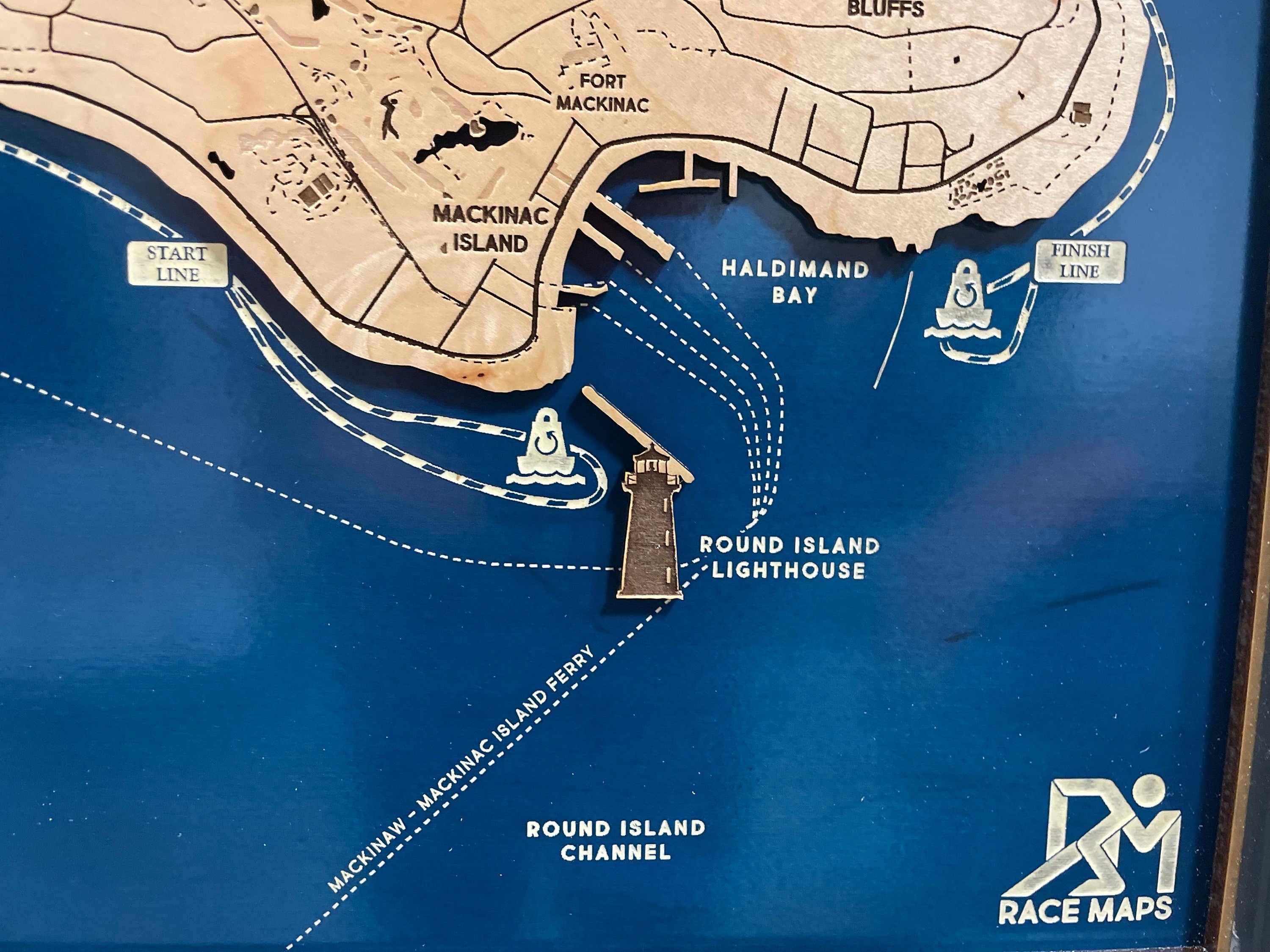 Swim Race Map