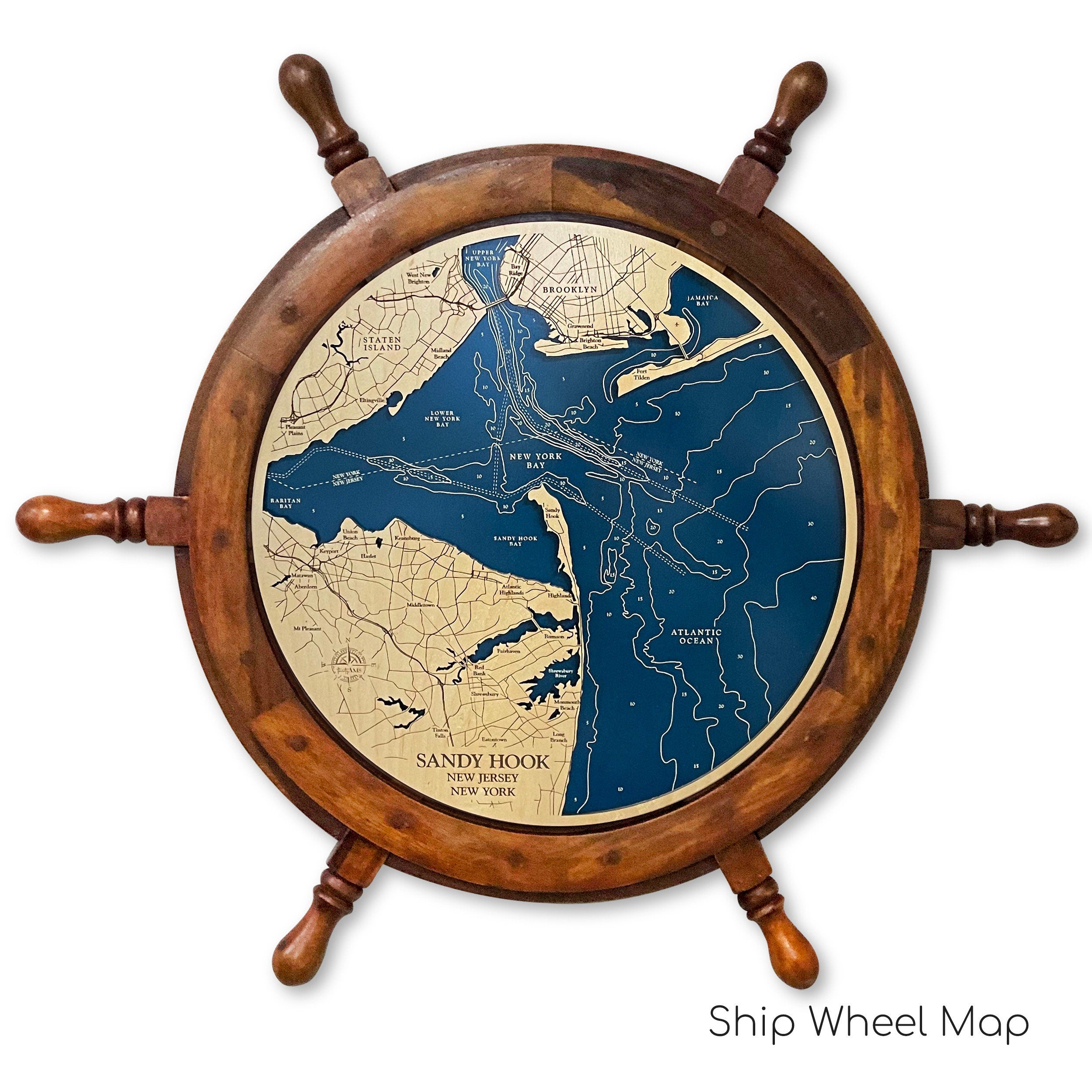 Sandy Hook Bay Map
