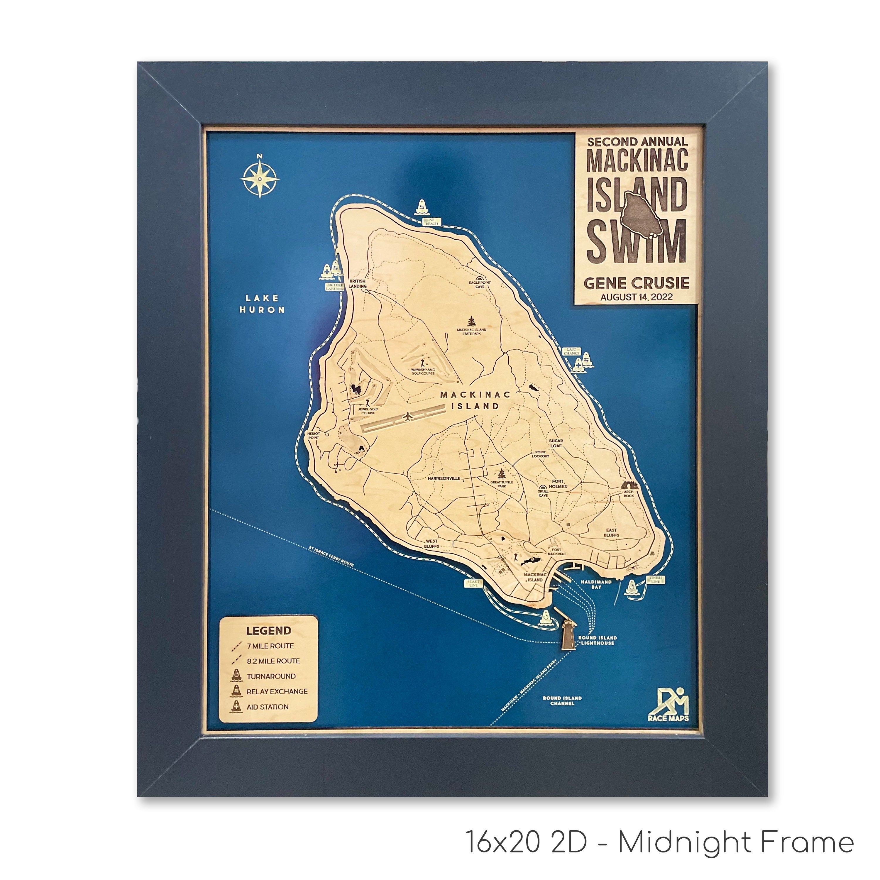 Swim Race Map