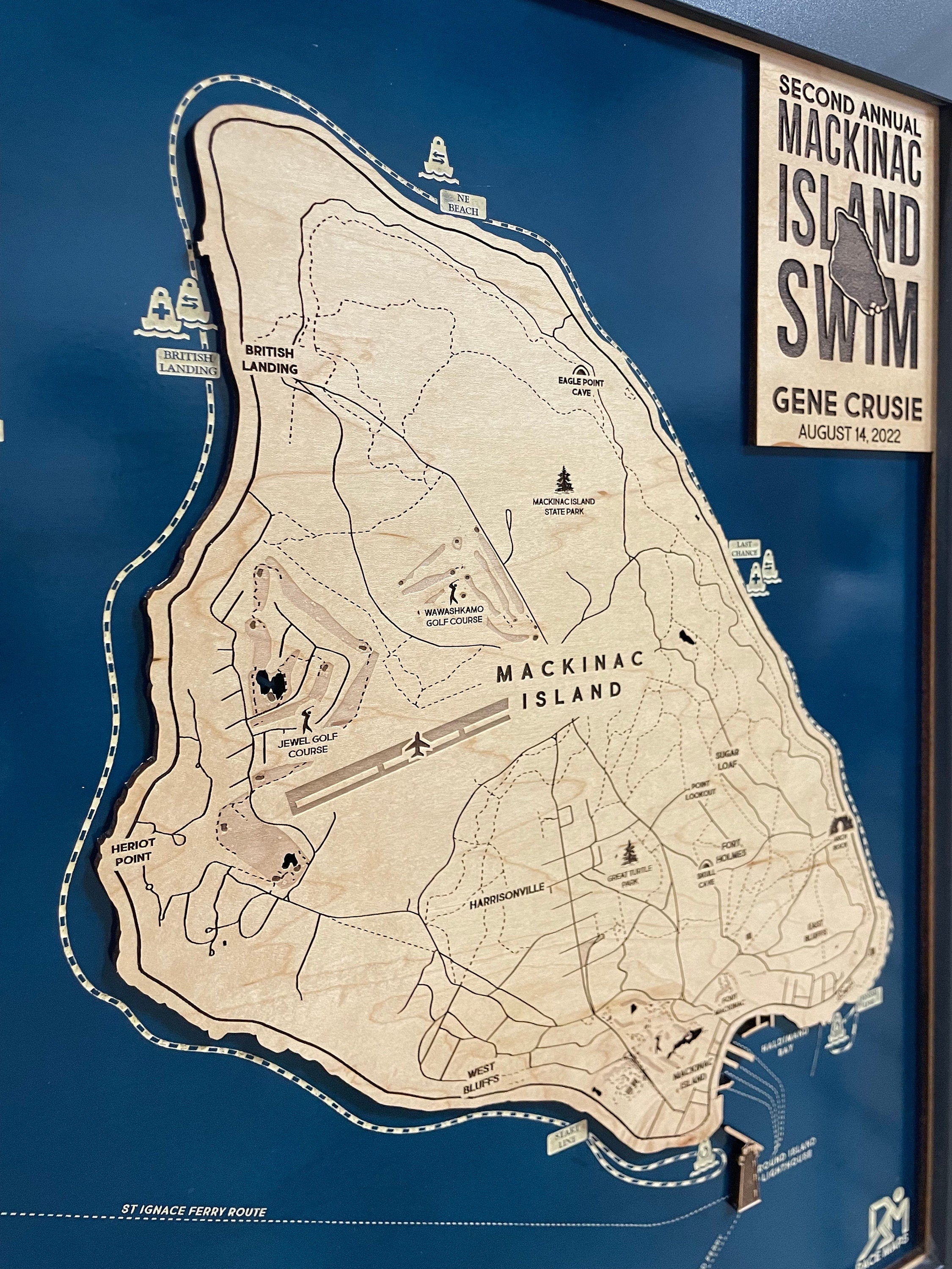 Swim Race Map