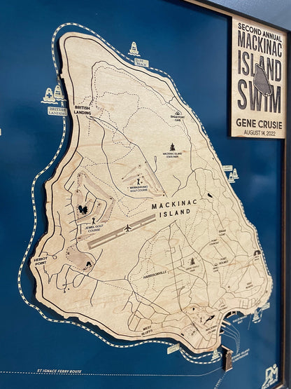 Swim Race Map