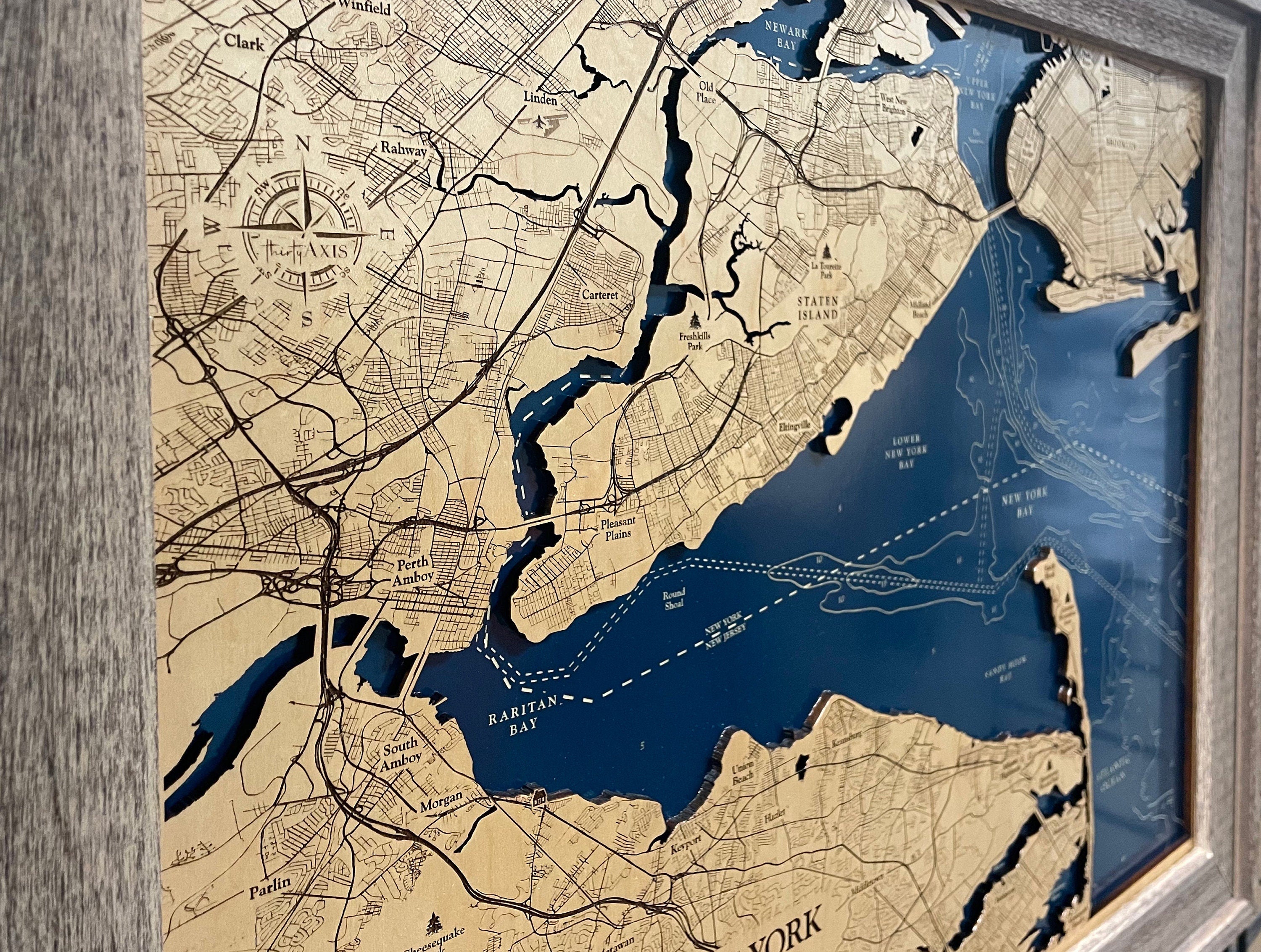 Sandy Hook Bay Map