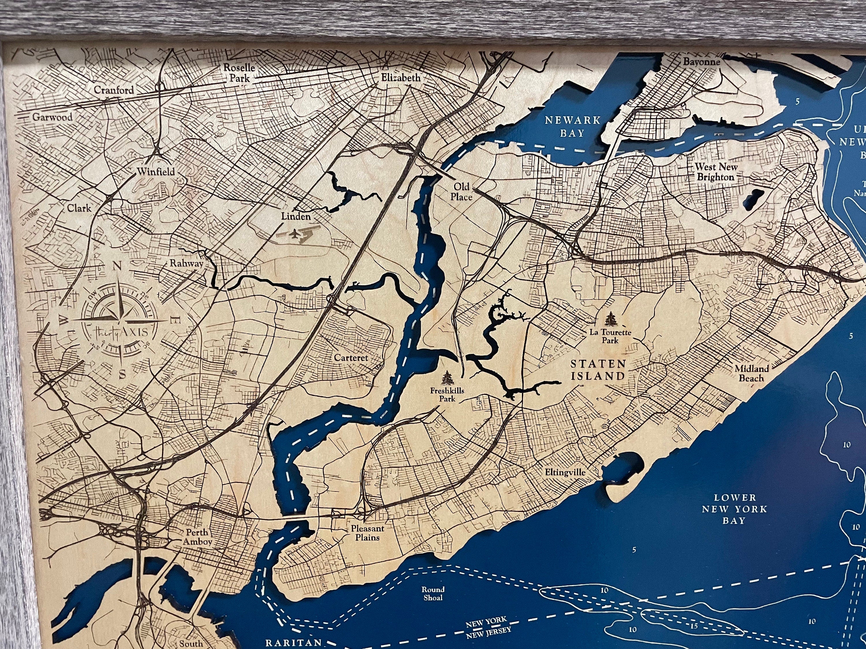Sandy Hook Bay Map