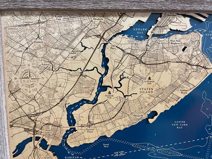 Sandy Hook Bay Map