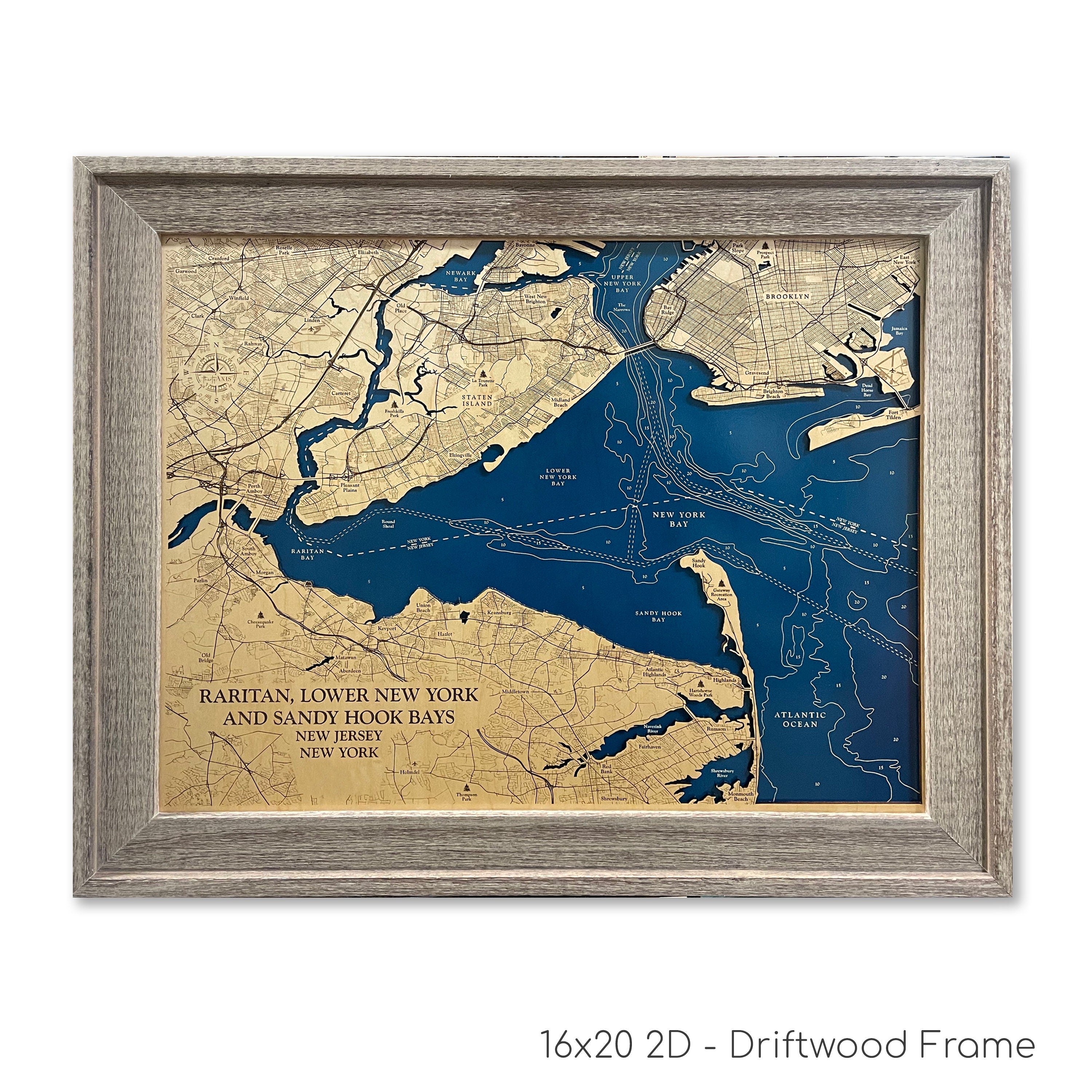 Sandy Hook Bay Map