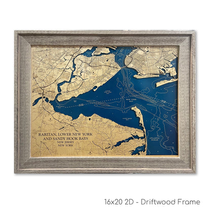 Sandy Hook Bay Map