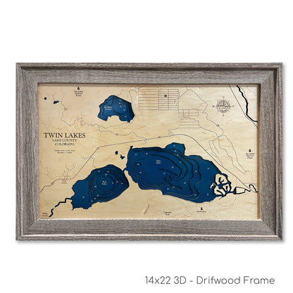 Twin Lakes Colorado Map