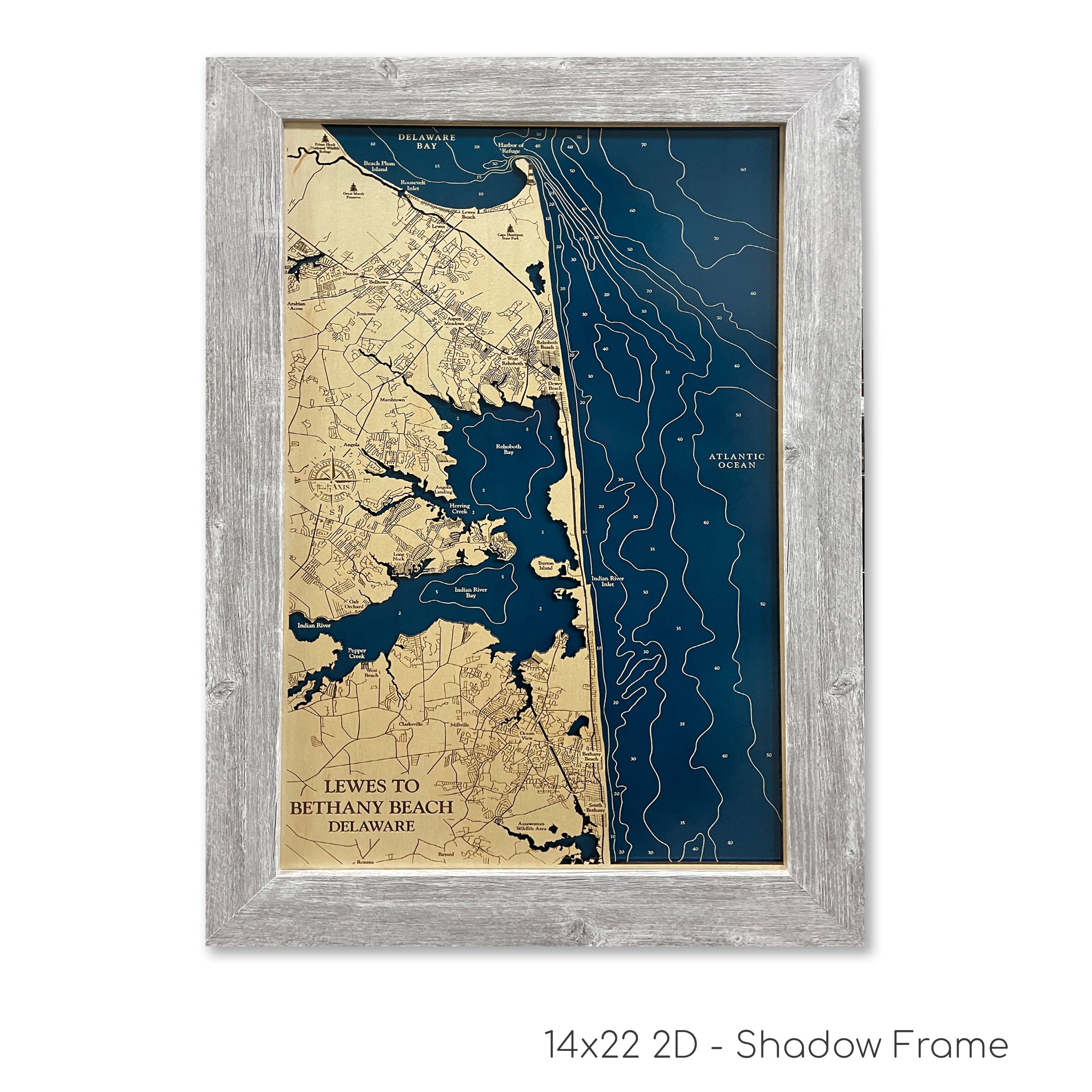 Bethany Beach Map