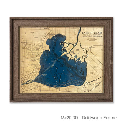 Lake St. Clair Map