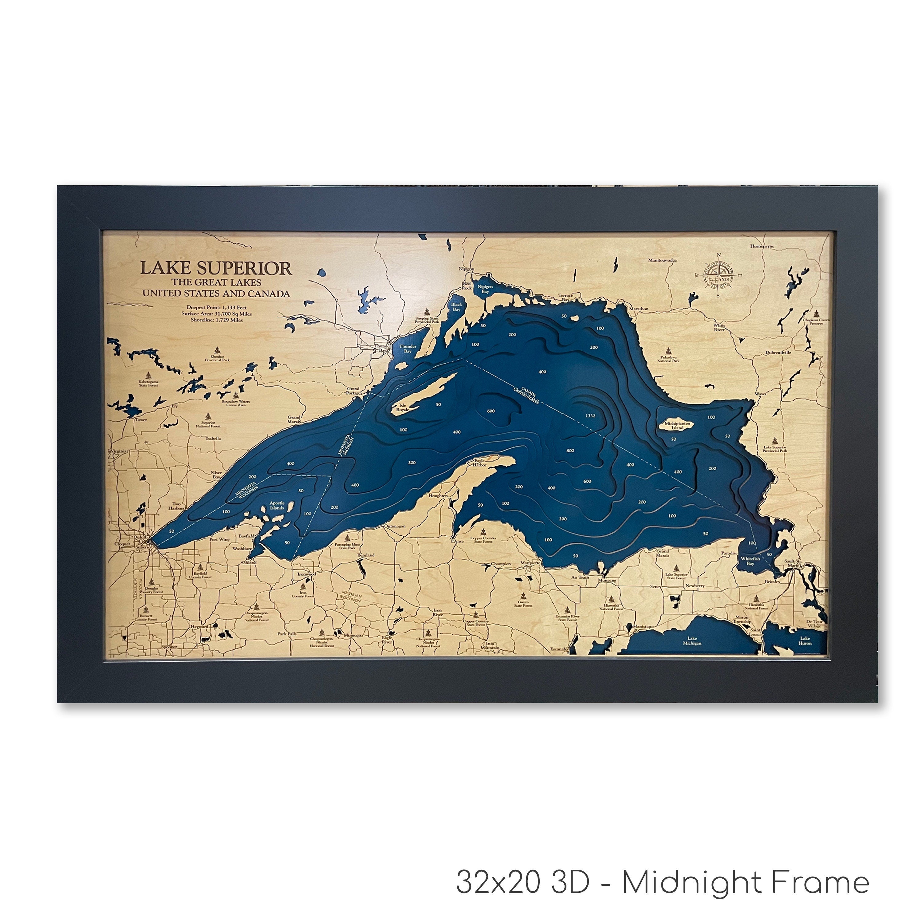 Lake Superior Map