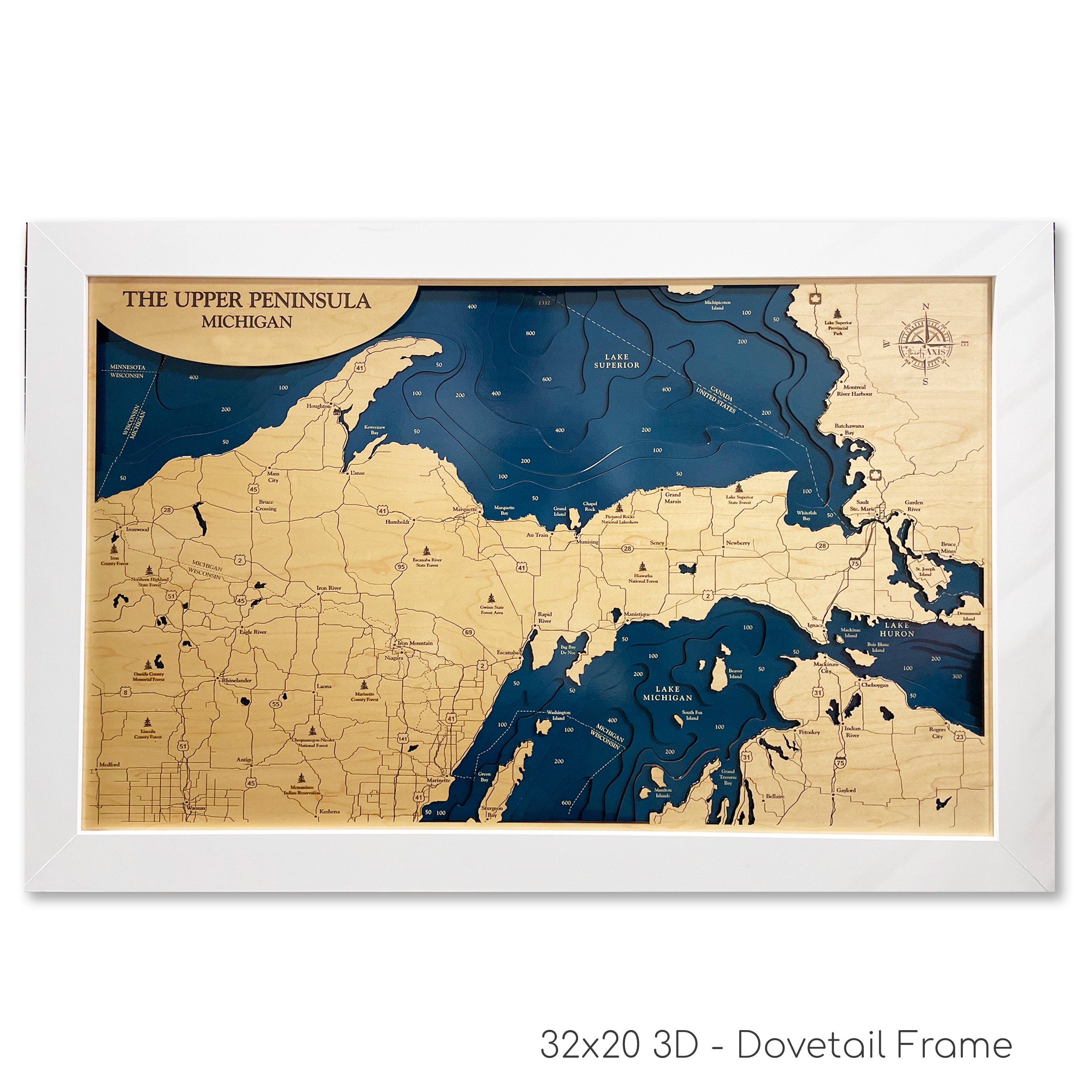 Upper Peninsula Map