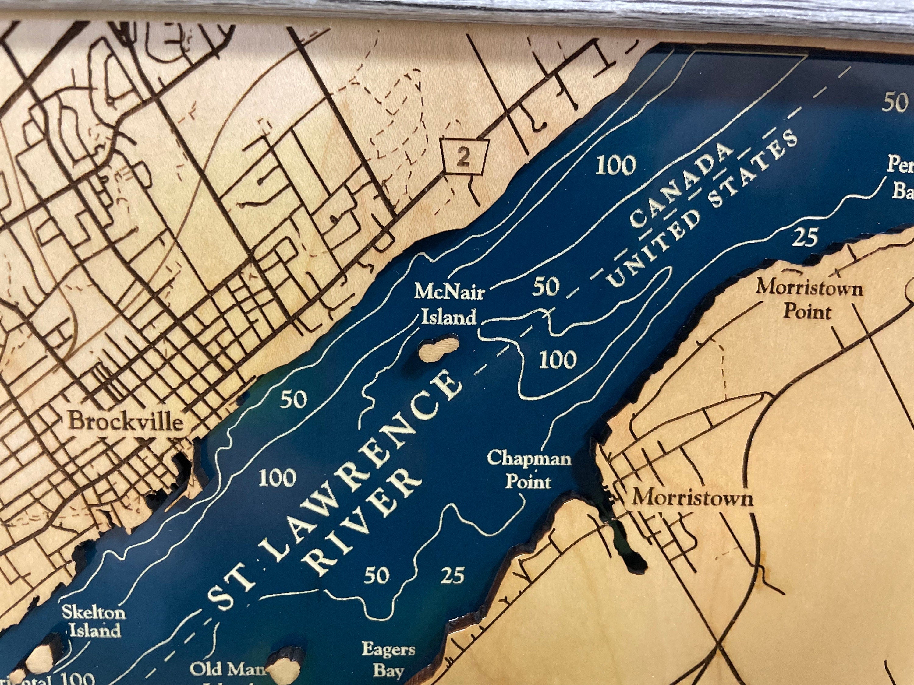St Lawrence River Map