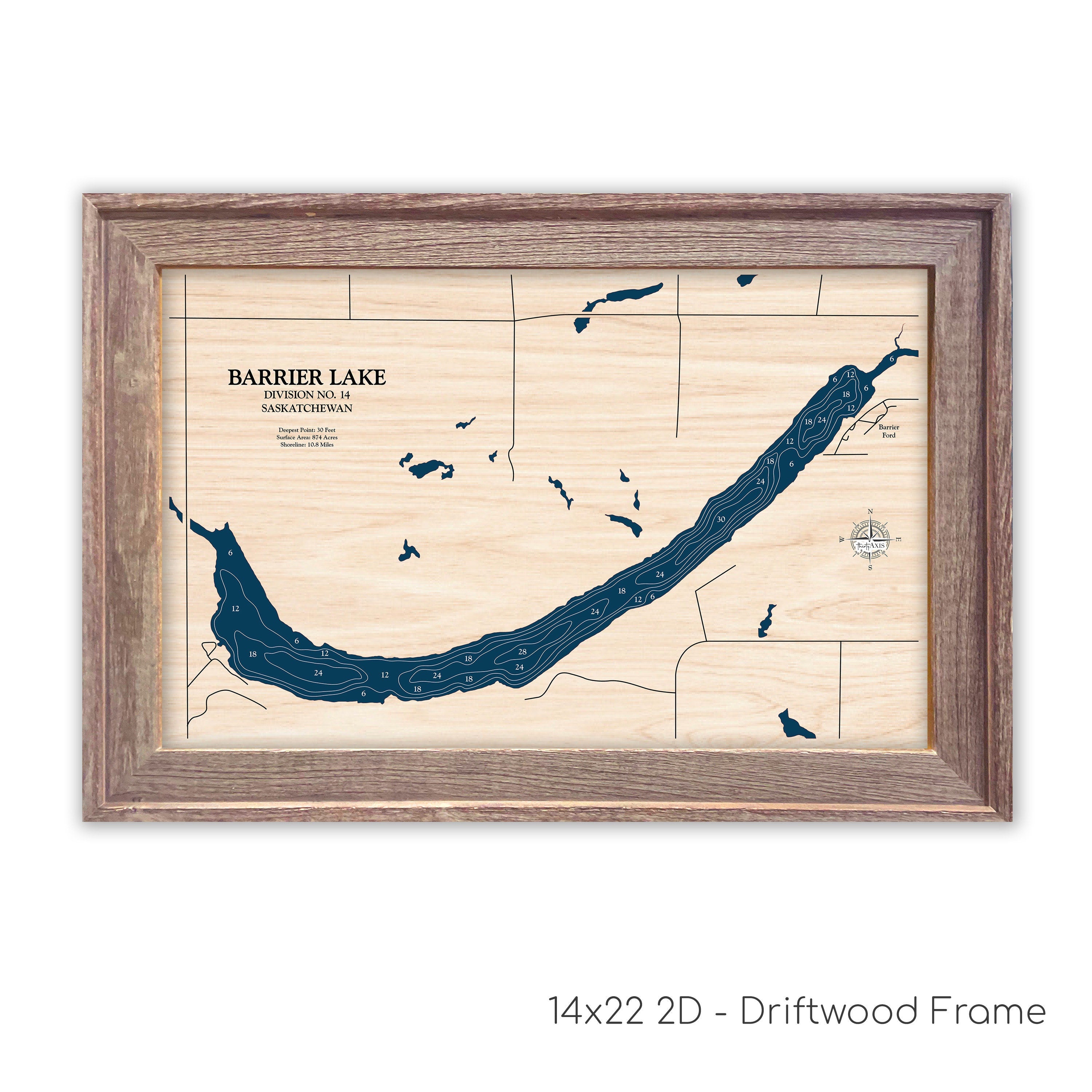 Barrier Lake Map