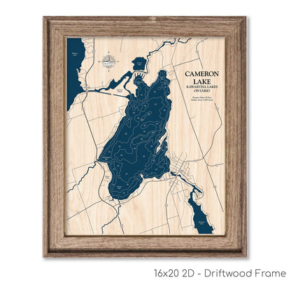 Cameron Lake Map