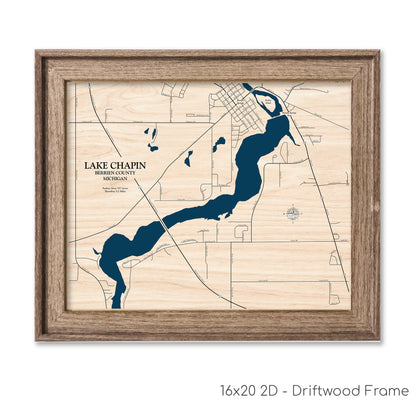 Lake Chapin Map