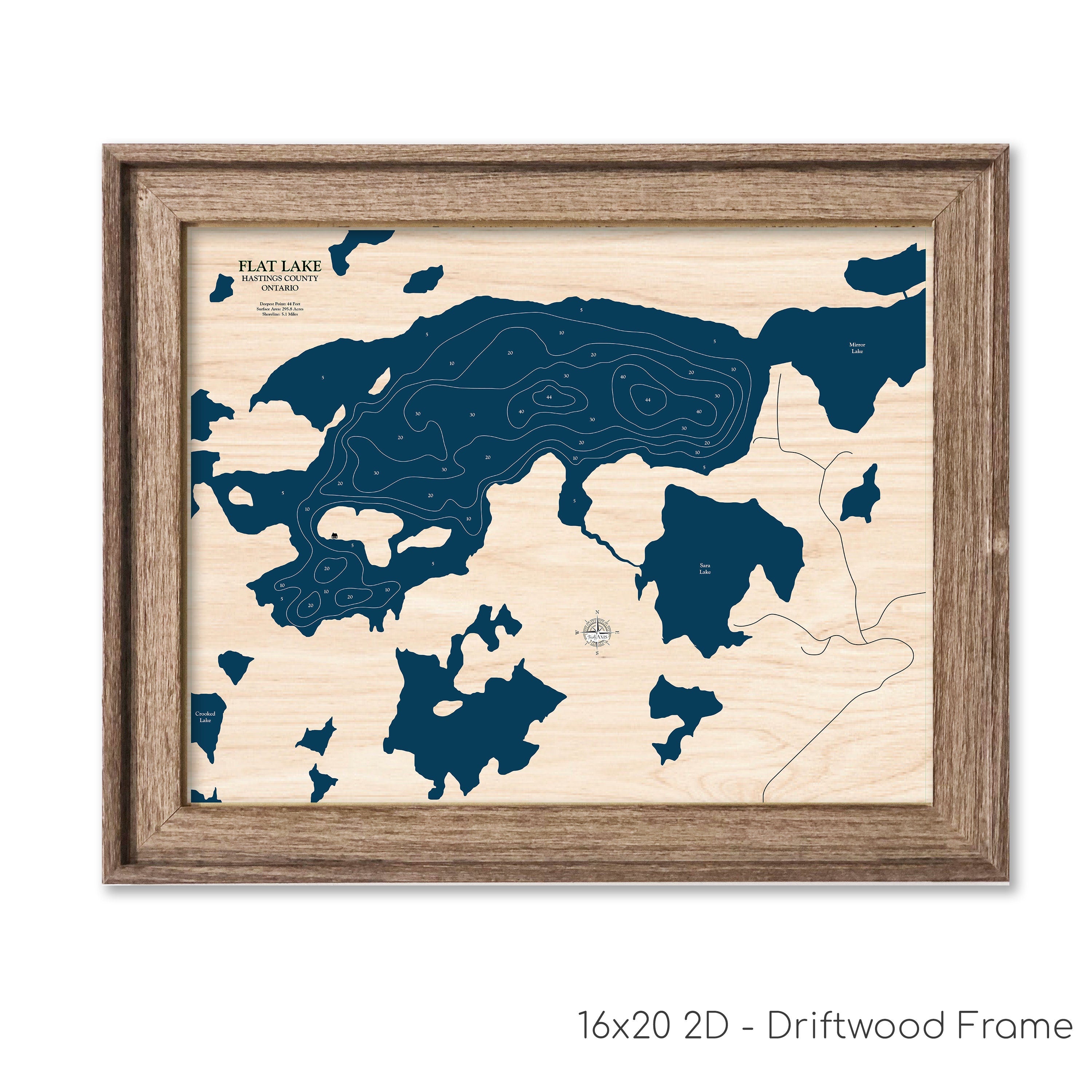Flat Lake Map