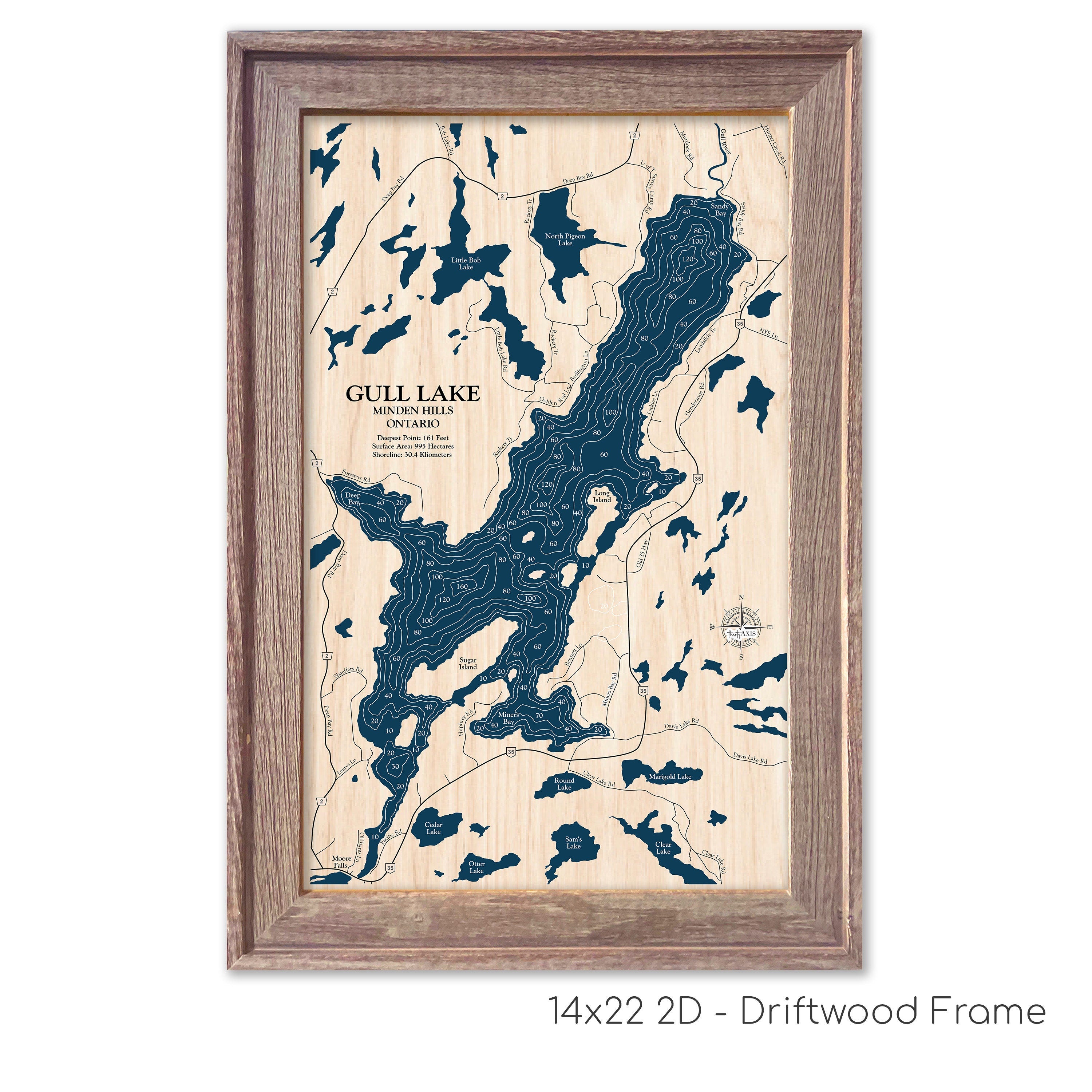 Gull Lake Map