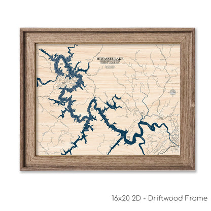 Hiwassee Lake Map
