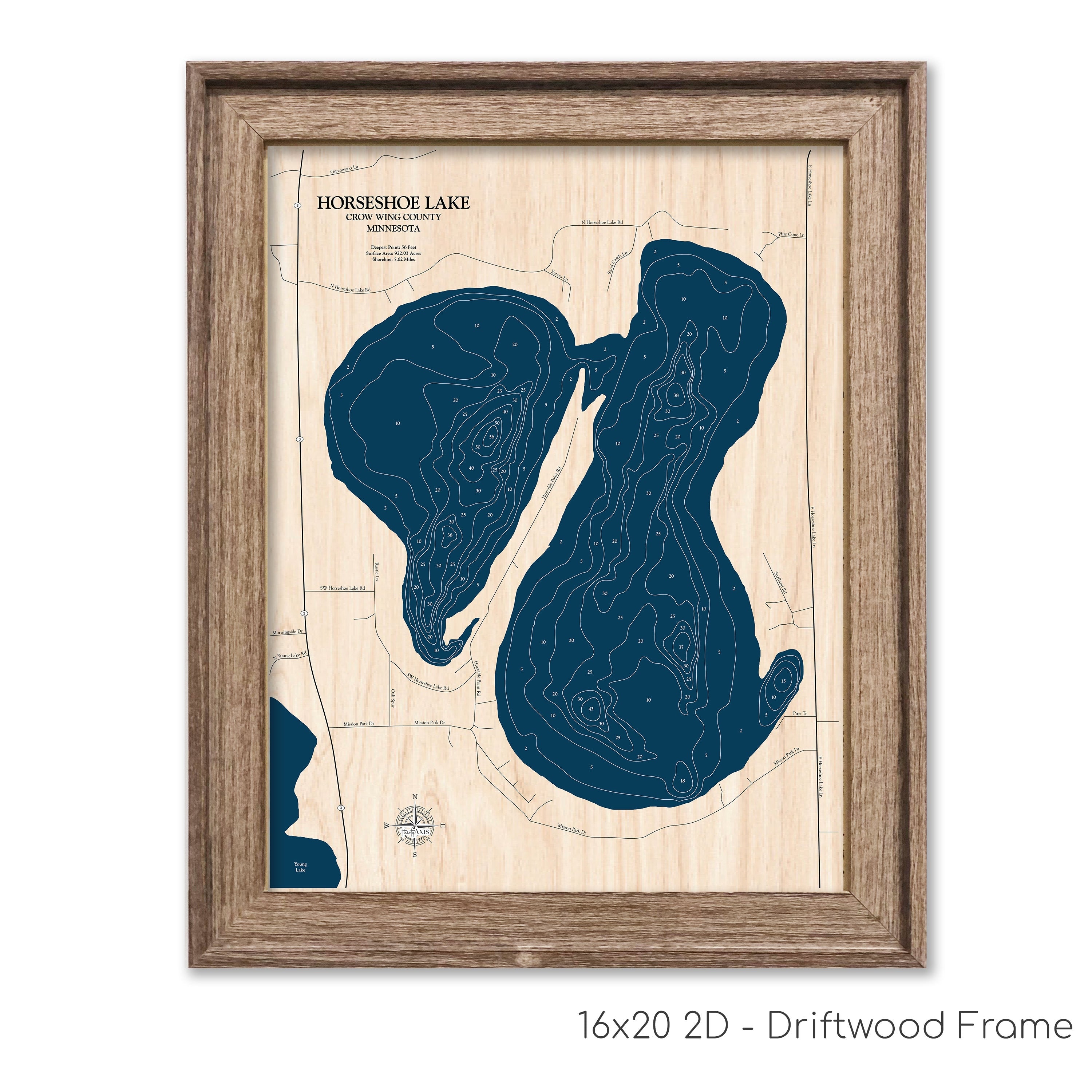 Horseshoe Lake Map