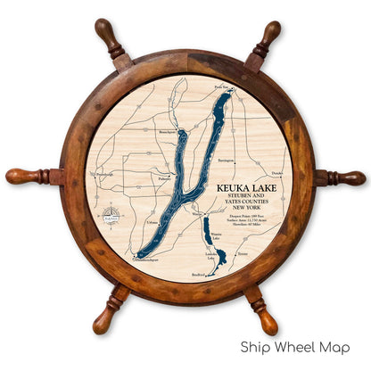 Keuka Lake Map