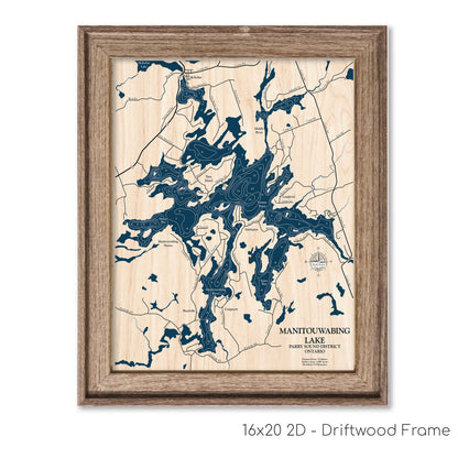 Manitouwabing Lake Map