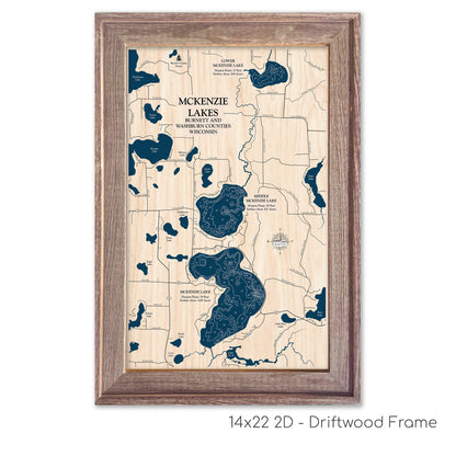 McKenzie Lakes Map