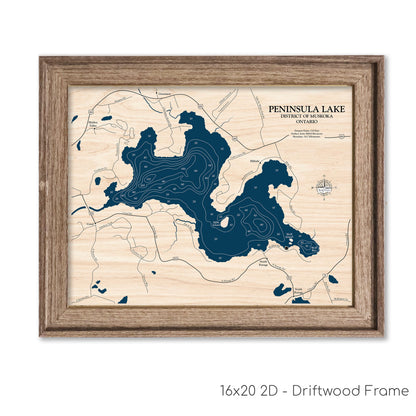Peninsula Lake Map