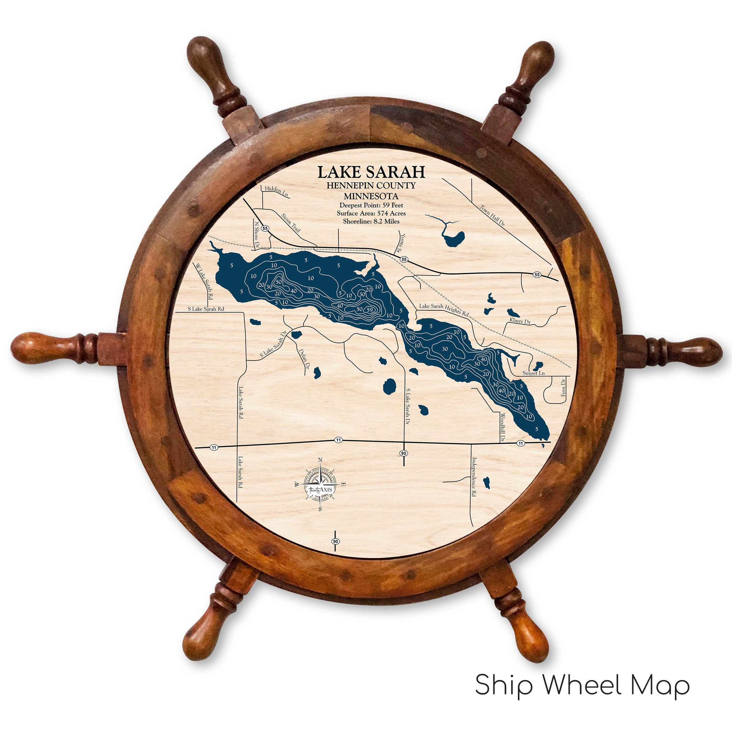 Lake Sarah Map