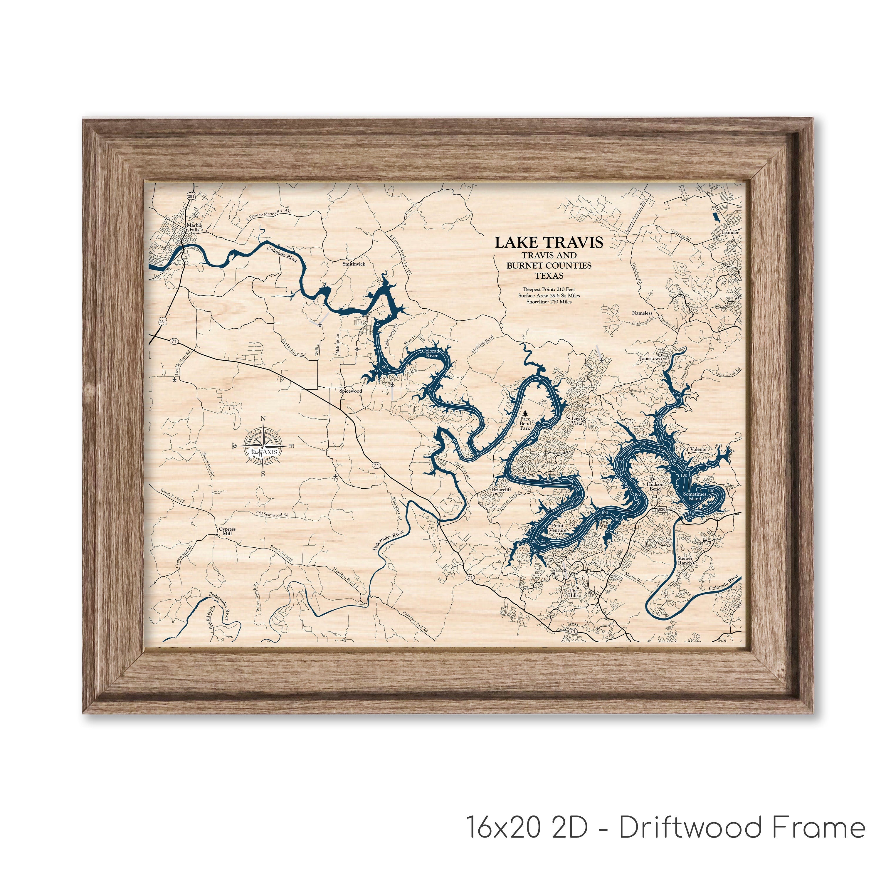 Lake Travis Map