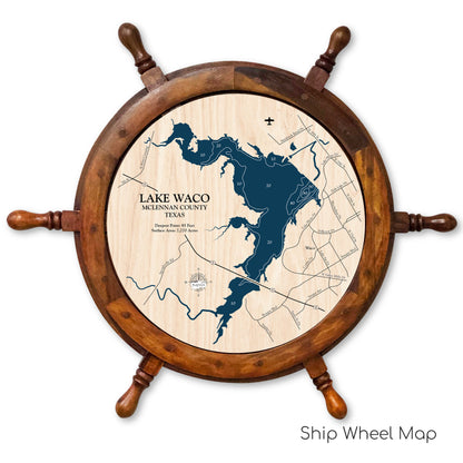 Lake Waco Map
