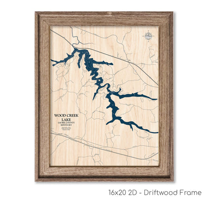 Wood Creek Lake Map