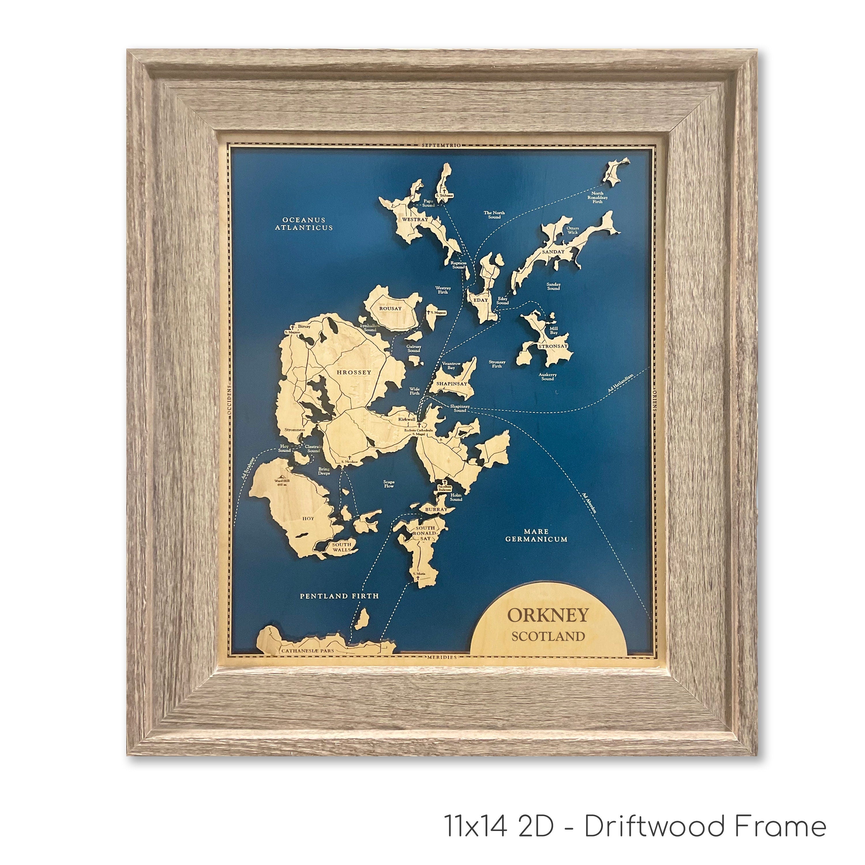 Orkney Islands Map