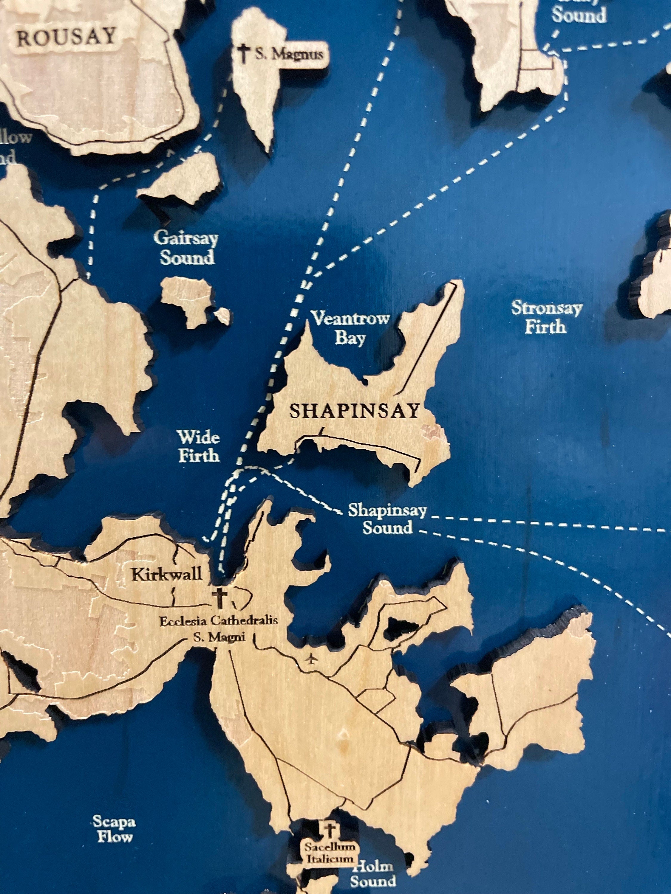 Orkney Islands Map