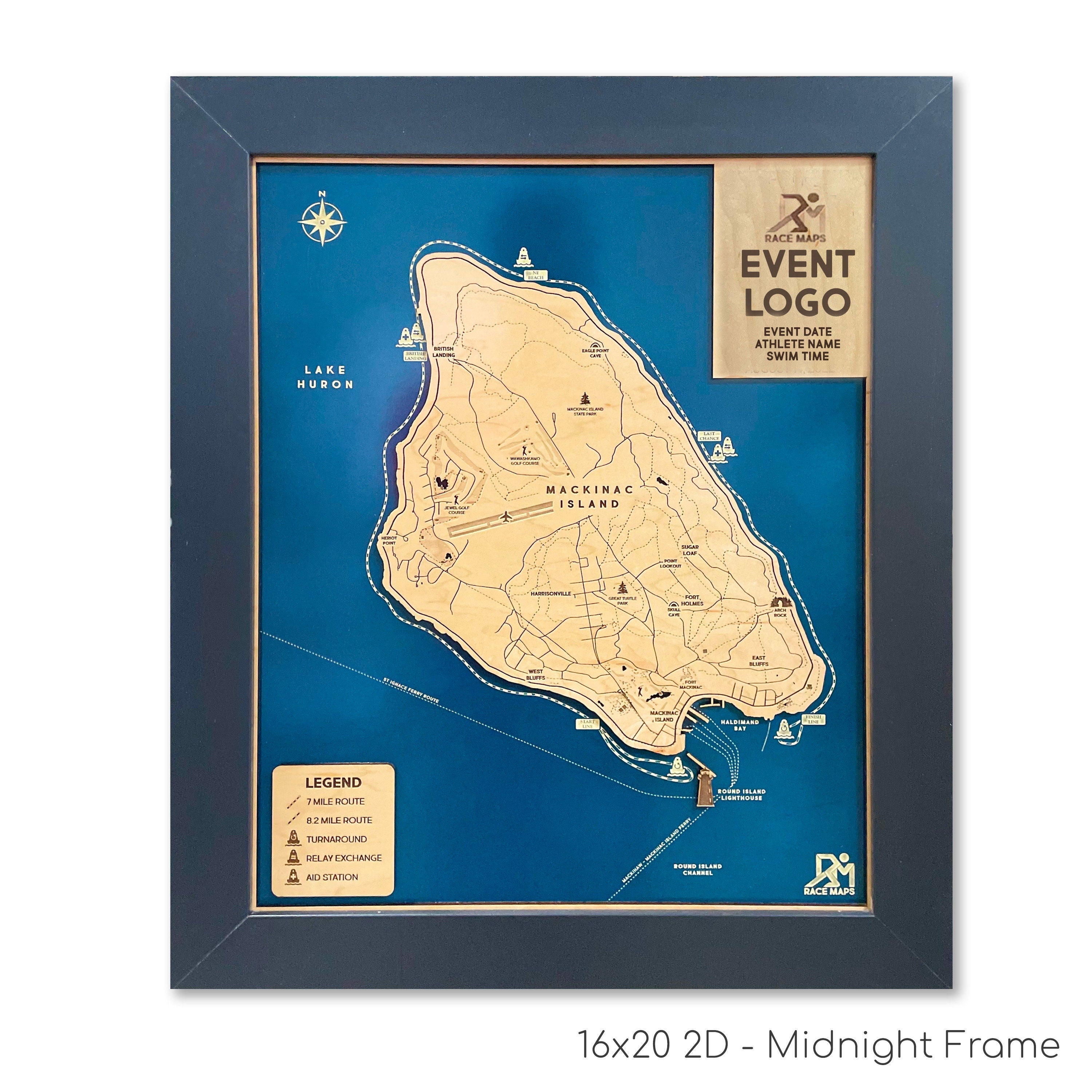 Swim Race Map