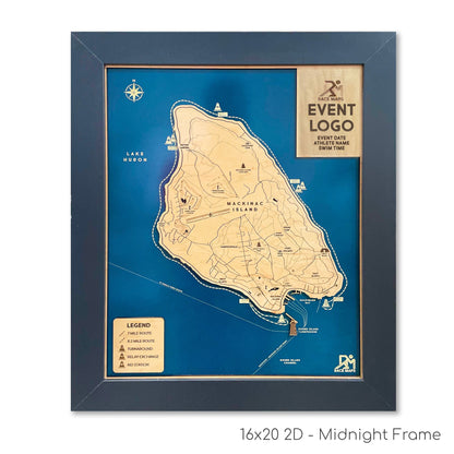 Swim Race Map