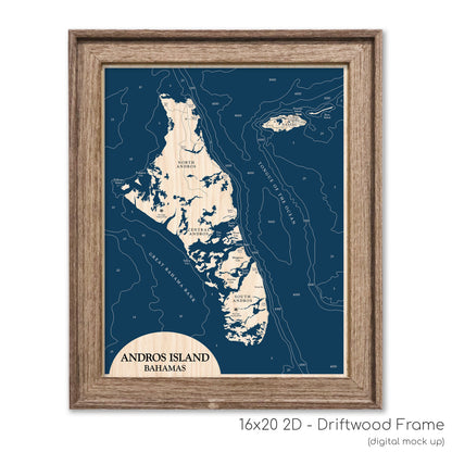Andros Island Map