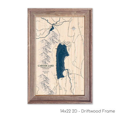 Carter Lake Map