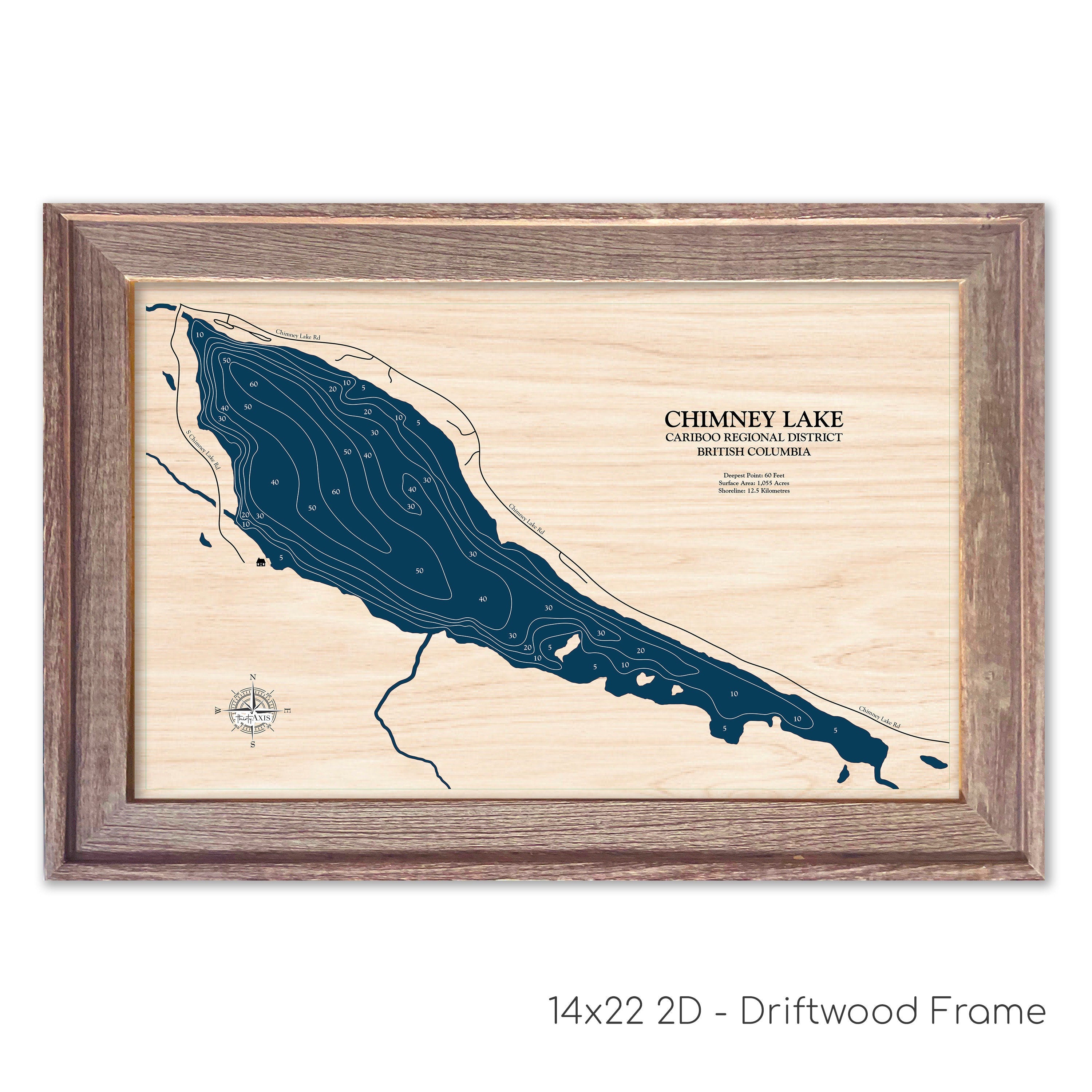 Chimney Lake Map