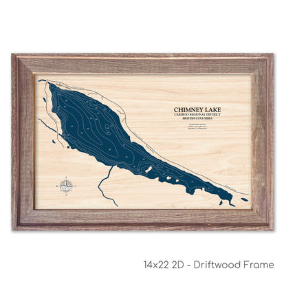Chimney Lake Map