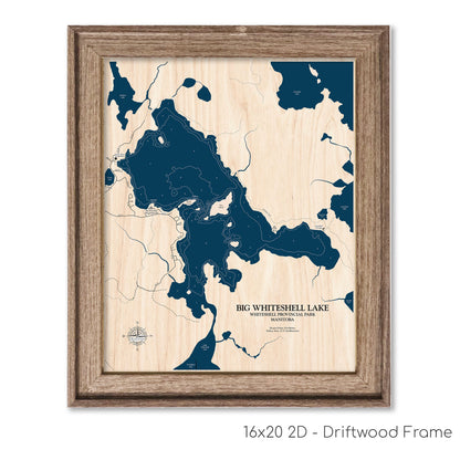 Big Whiteshell Lake Map
