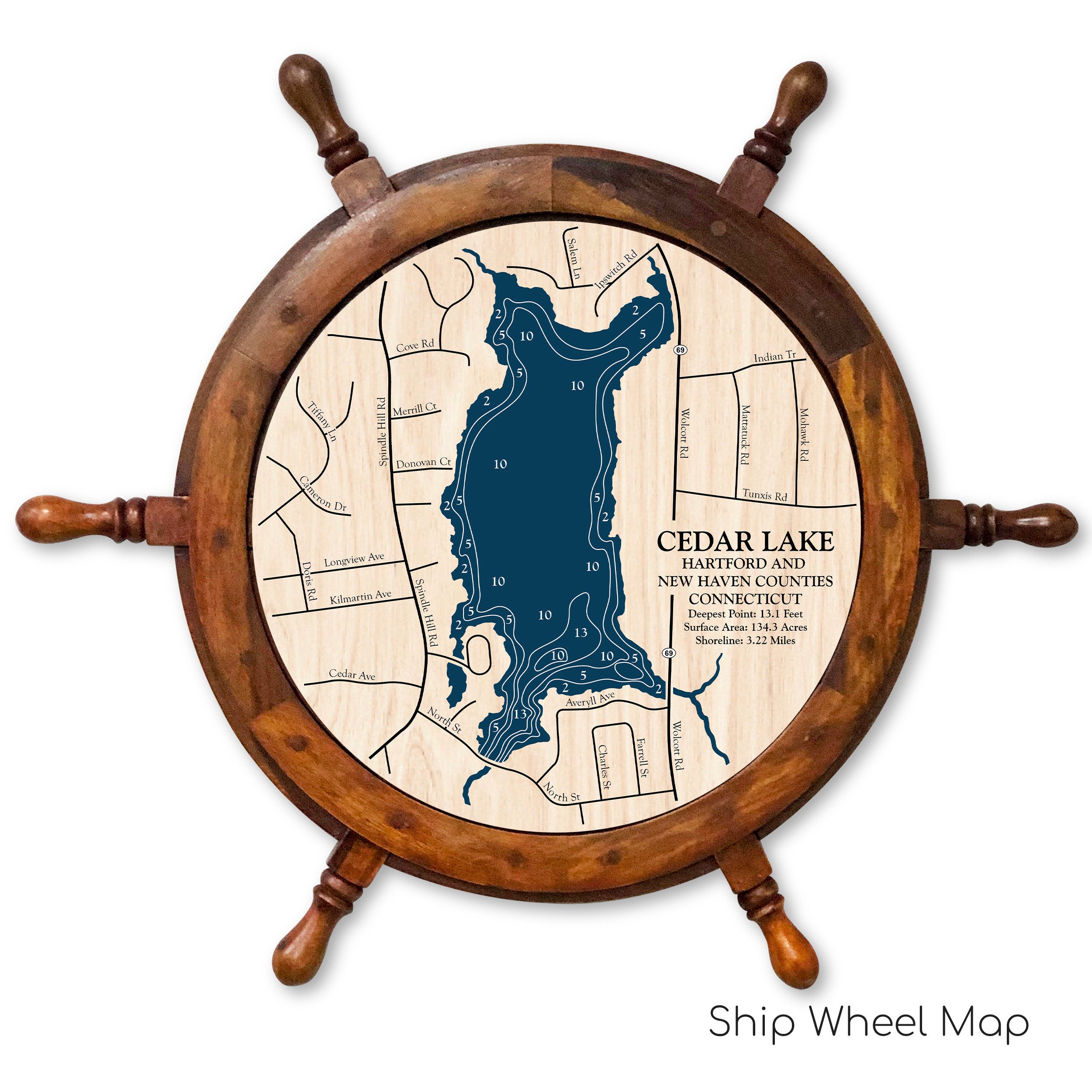 Cedar Lake Map