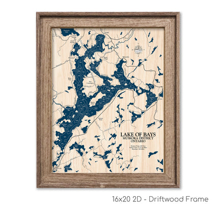Lake of Bays Map