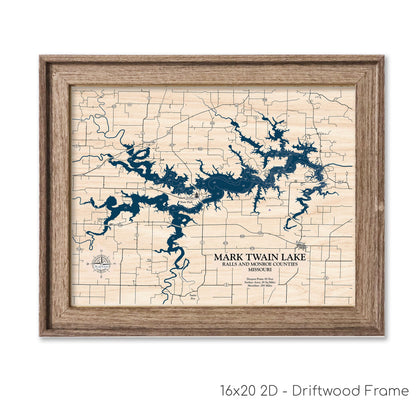 Mark Twain Lake Map