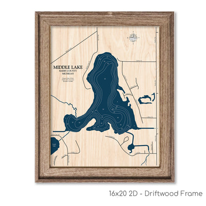 Middle Lake Map