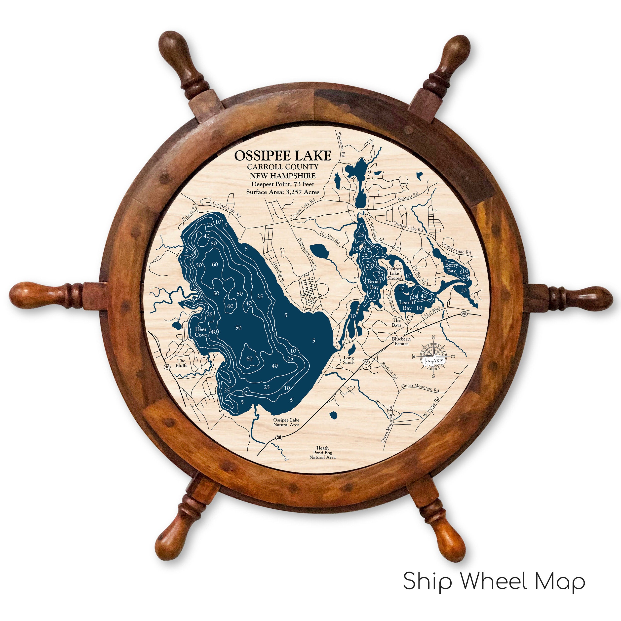 Ossipee Lake Map
