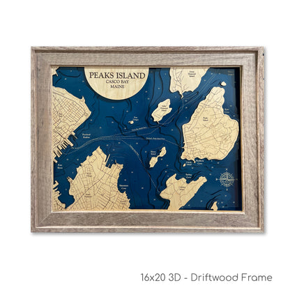 Peaks Island Map