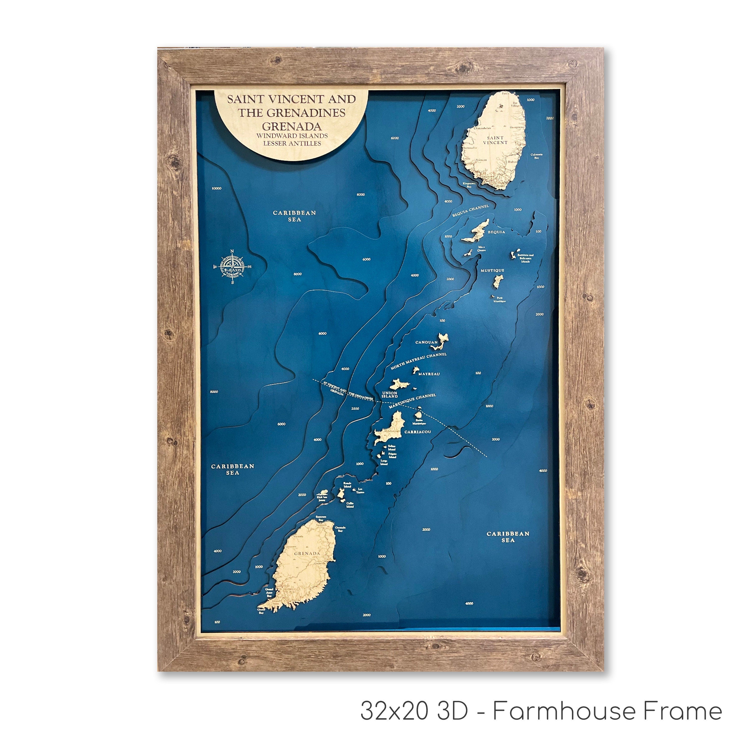 Saint Vincent and the Grenadines Map