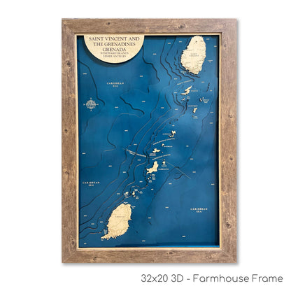Saint Vincent and the Grenadines Map