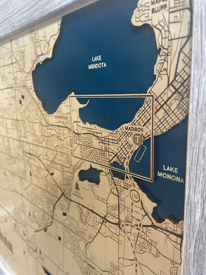 Custom Triathlon Map